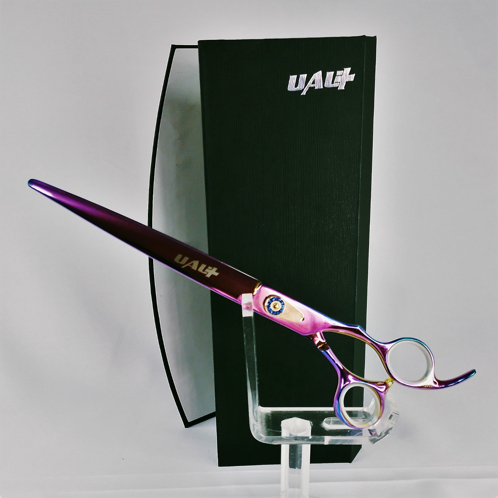 TESOURA CURVA 8.5 ROSA UAU+ - Imagem 2