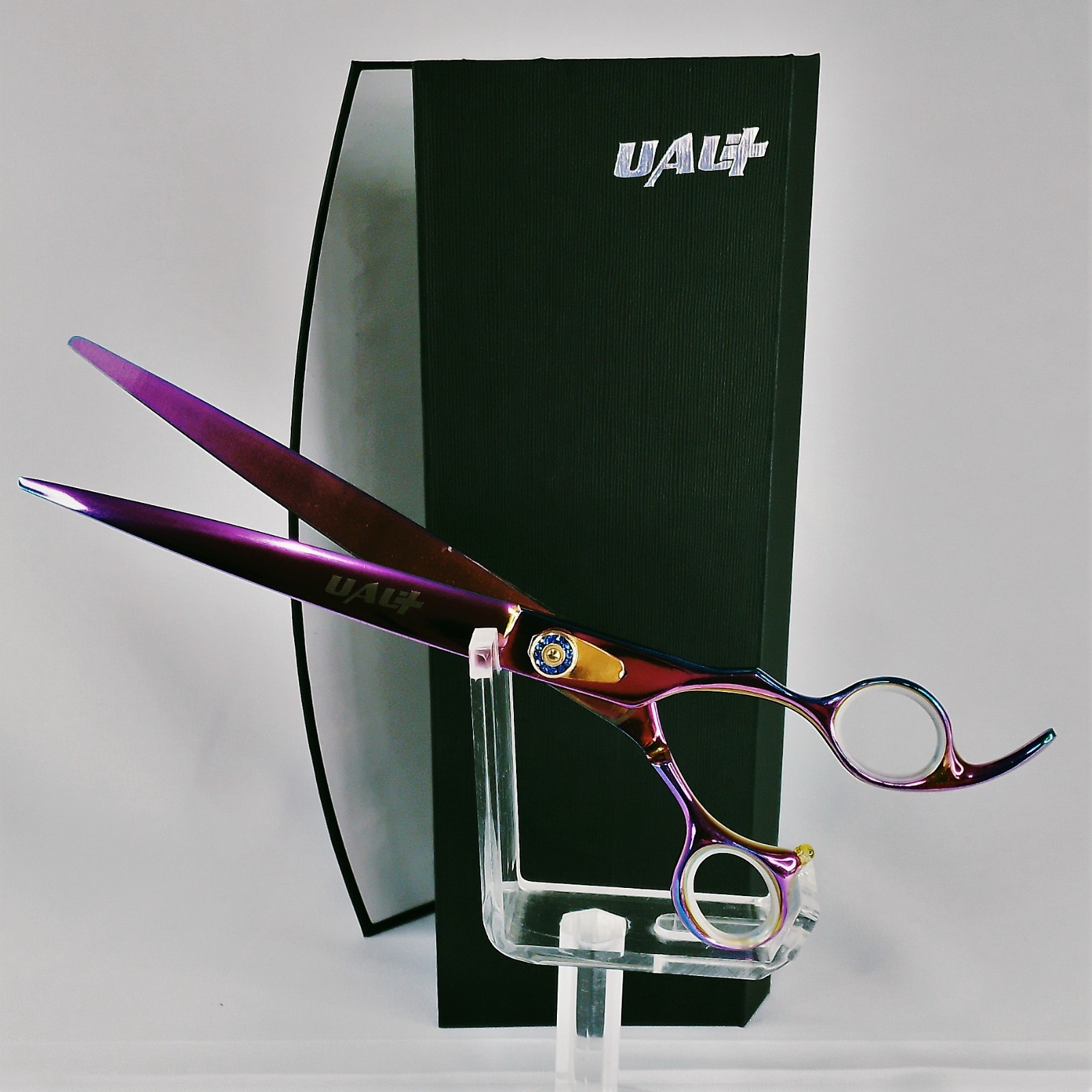 TESOURA CURVA 8.5 ROSA UAU+