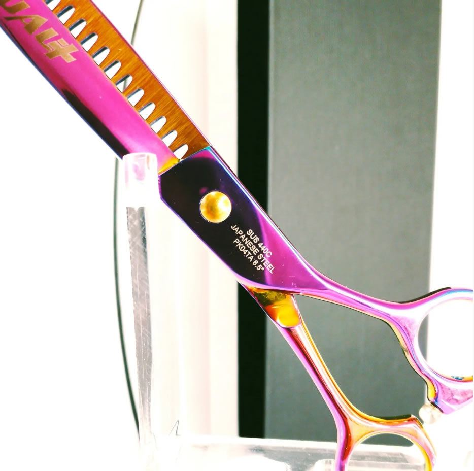 TESOURA TUBARAO 8.5 ROSA UAU+ - Imagem 4
