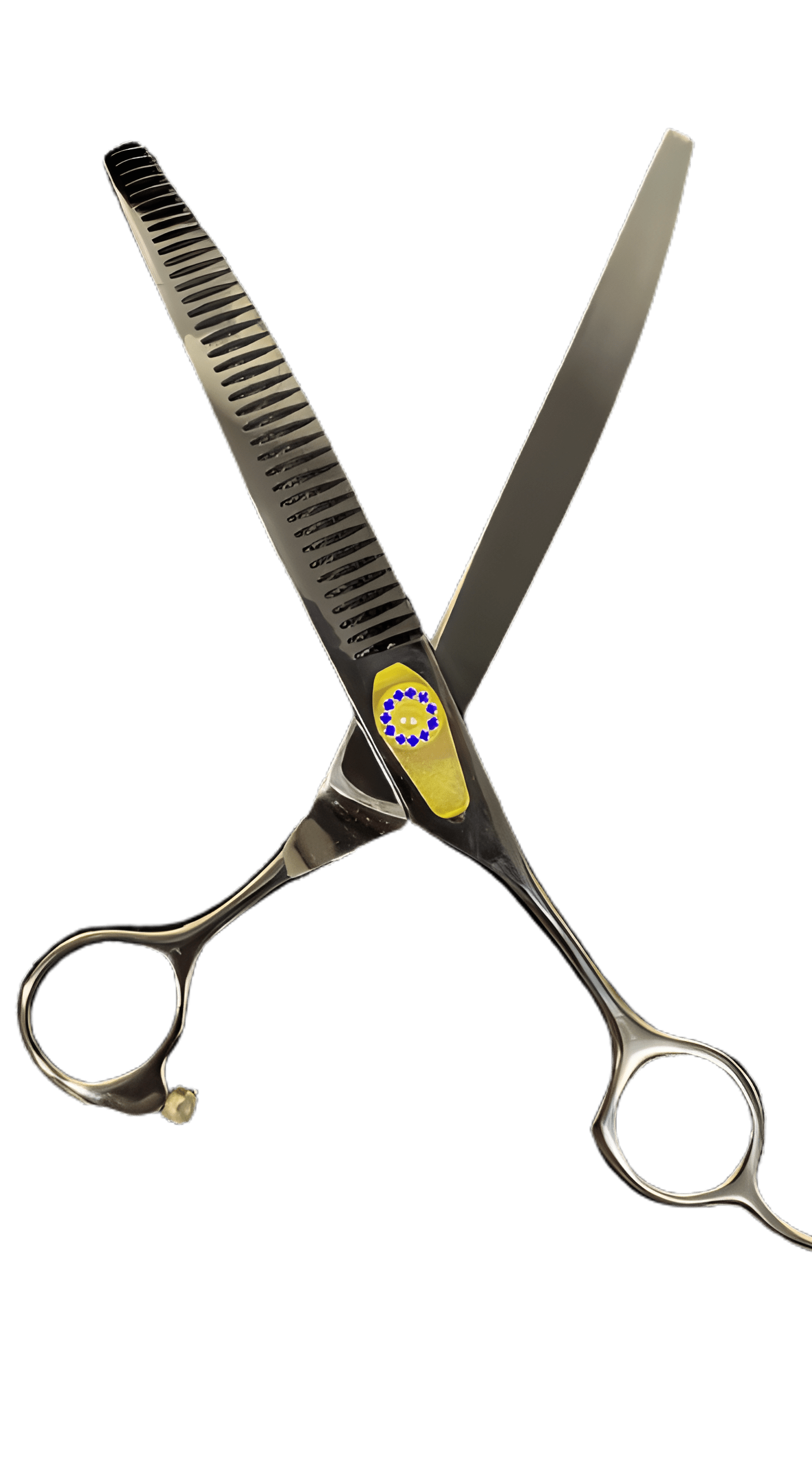 TESOURA SEM IDENTADA 7.5 PRETA CURVA P/BAIXO UAU+