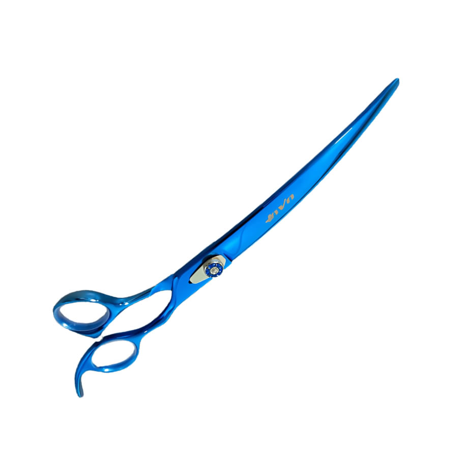TESOURA CURVA 8.5 AZUL UAU+ - Imagem 3