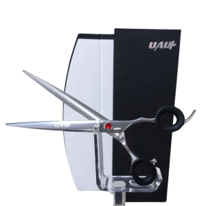 TESOURA RETA 7.5 PRATA C/ PEDRA VERMELHA BP01 7.5