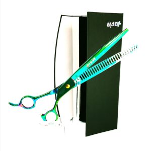 TESOURA TUBARAO 8.5 VERDE UAU+